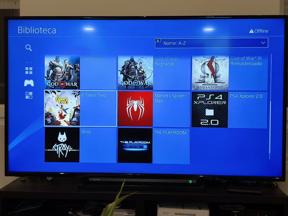 PlayStation 4 Pro Branca Desbloqueada HEN 12.52C/Comando