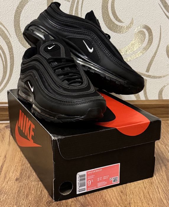 Кросівки Nike Air Max 97 black reflective / розміри 41-45