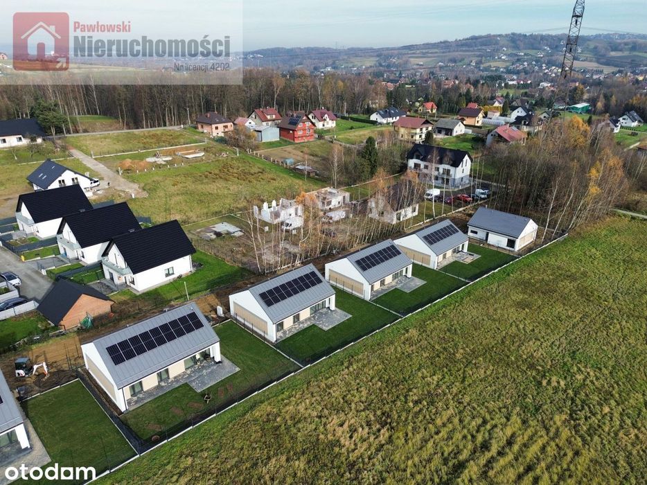 Domy pod Skawiną - fotowoltaika i pompa ciepła