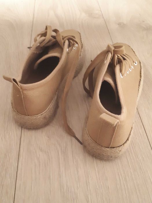 Espadryle - sznurowana podeszwa