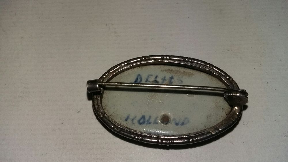 Srebrna broszka delfi orginal