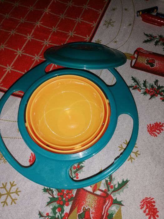 Taça crianças evita cair comida