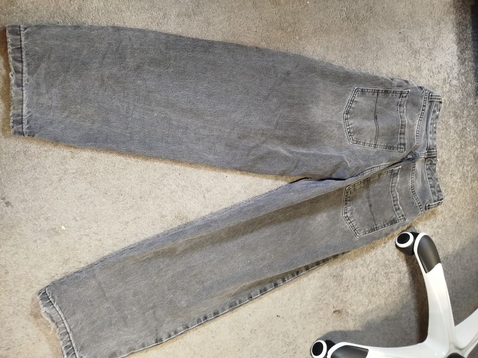 Spodnie Bershka jeansy szerokie