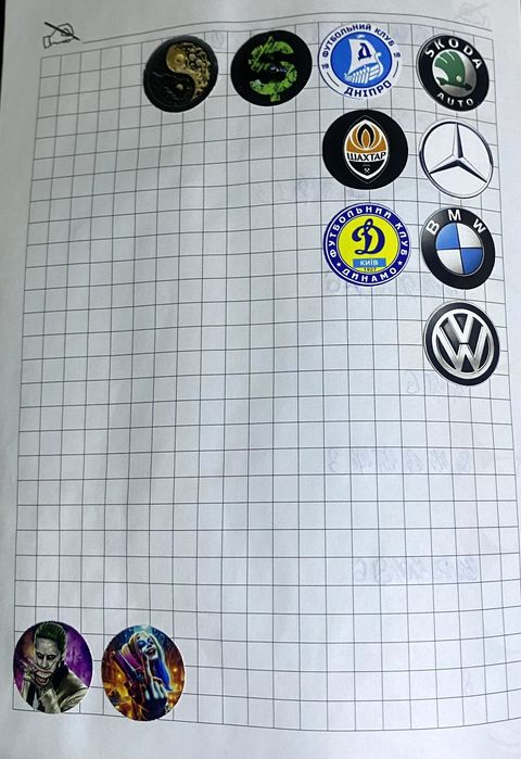 Фишки игровые (нарды,шашки)+зарики