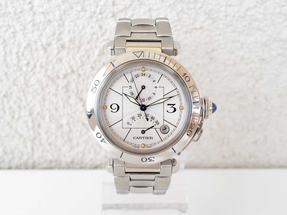 Cartier Pasha Power Reserve GMT 38 мм