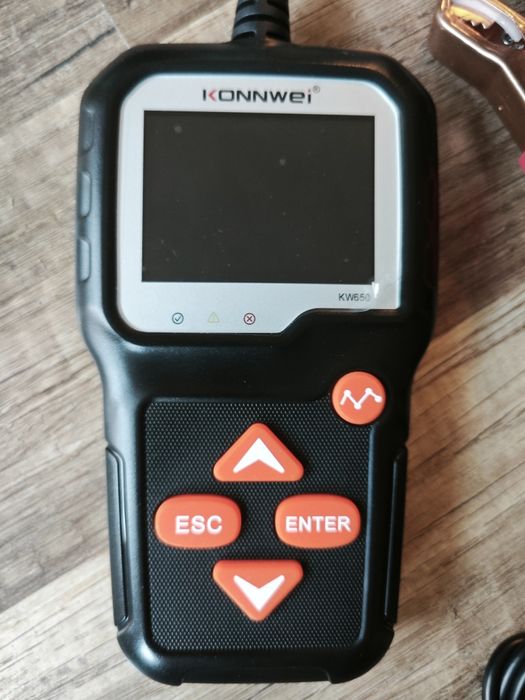 Tester akumulatorów 6V 12V Konnwei KW650 jak nowy