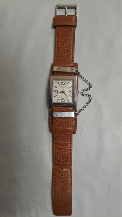 Часы ORIENT Япония женские кварц с НОВЫМ оригинальным кожаным ремешком