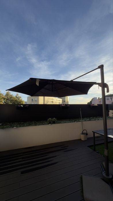 Guarda sol - cinzento 360 graus