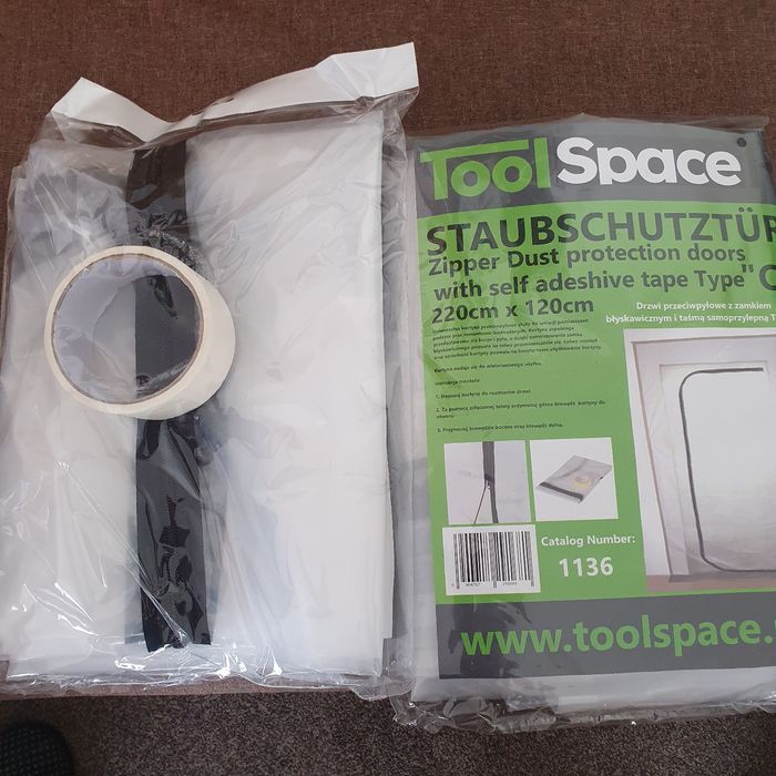 Drzwi przeciwpyłowe kurtyna