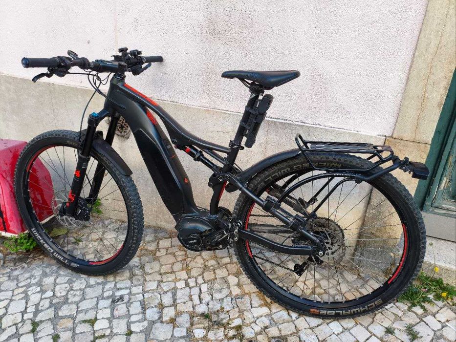 E-Bike Orbea Wild FS 30 (Tamanho M) - Transmissão Nova 10v + Bateria com excelente autonomia
