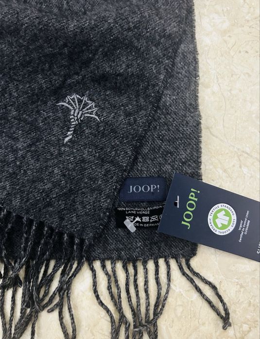 Шарф -кашне-бренд-JOOP-100% шерсть