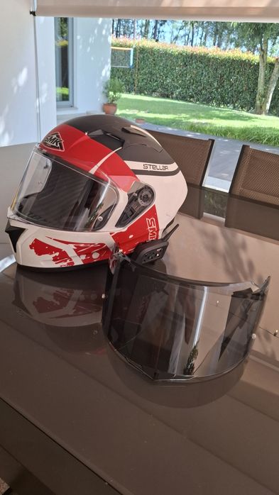 Vendo capacete integral + auricular