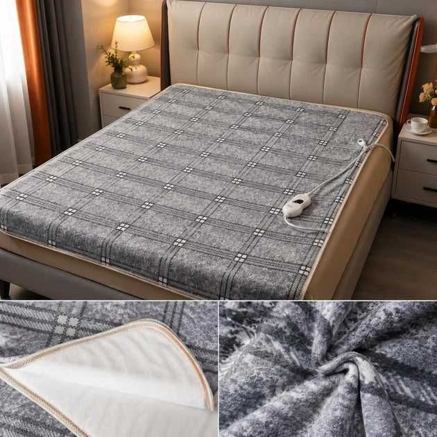 Електричне простирадло, 150*120см eлектропростирадло Electric Blanket электропростынь электрическая простынь с подогревм электрическая, розница и опт