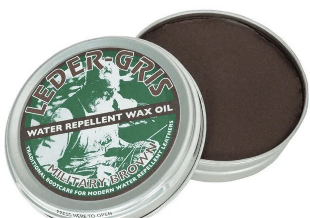 Крем,паста  для взуття коричнева Leder-Gris  і є коричнева Gold Care