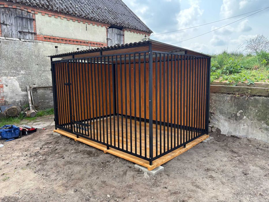 Kojec 3x2 dla psa SUPER MOCNY Z PROFILA