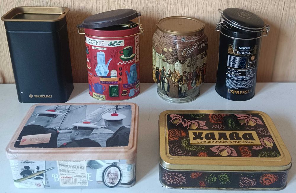 Коробка жестяная
