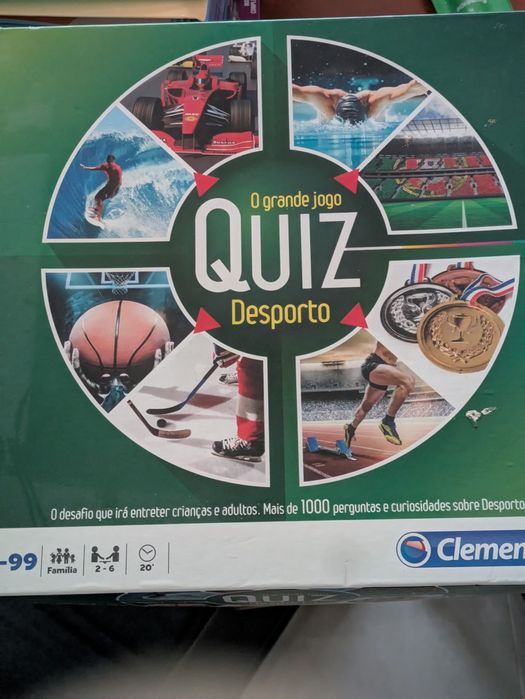 Jogo de Quiz tabuleiro