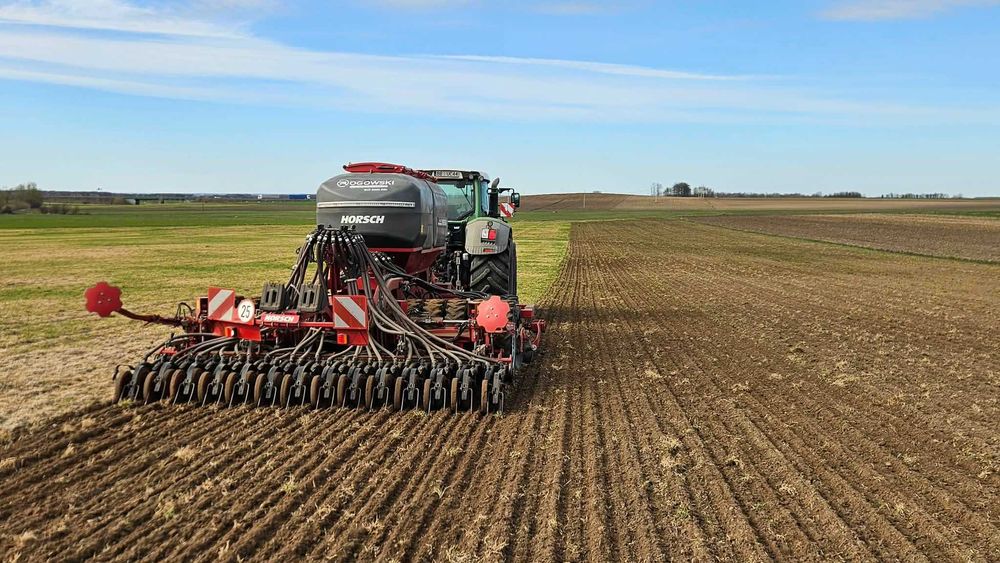 Siew pasowy zbóż, rzepaku, siew bezpośredni