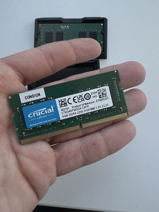 Ноутбучна оперативна памʼять Crucial DDR4 SO-DIMM 2x8GB 3200MHz