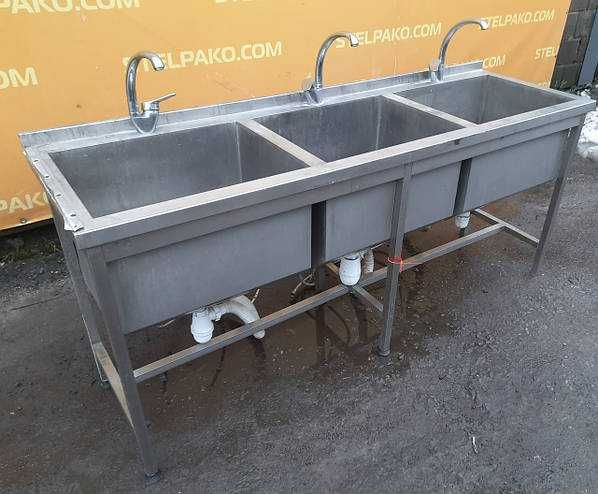 Столи та мийки з нержавіючої сталі Б/у, різні розміри, є вибір !!