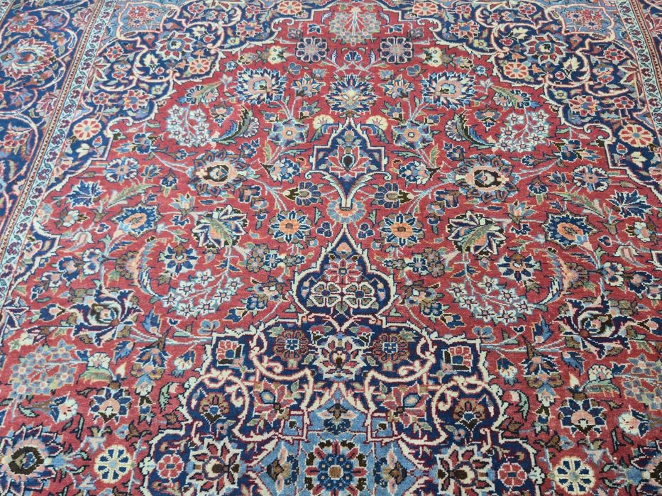 KASHAN oryginalny perski dywan ręcznie tkany 134x210 - 70lat