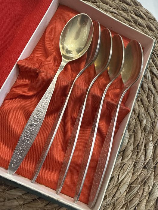 Łyżeczki platerowane PRL