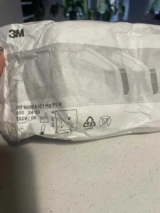 3M 6096A1E1HgP3R  filtry pochłaniacz komplet 2 szt