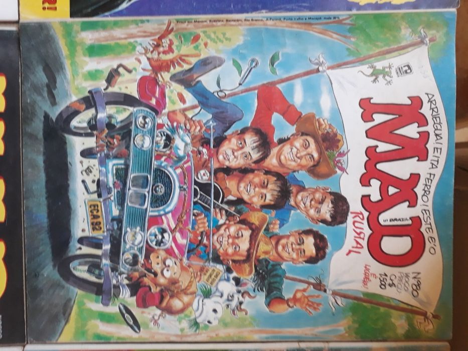 Revistas MAD IN BRAZIL de 1991 e 1992