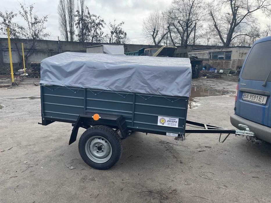 Купити новий причіп 200х130х40! Тент в подарунок. Завод "Дніпро"