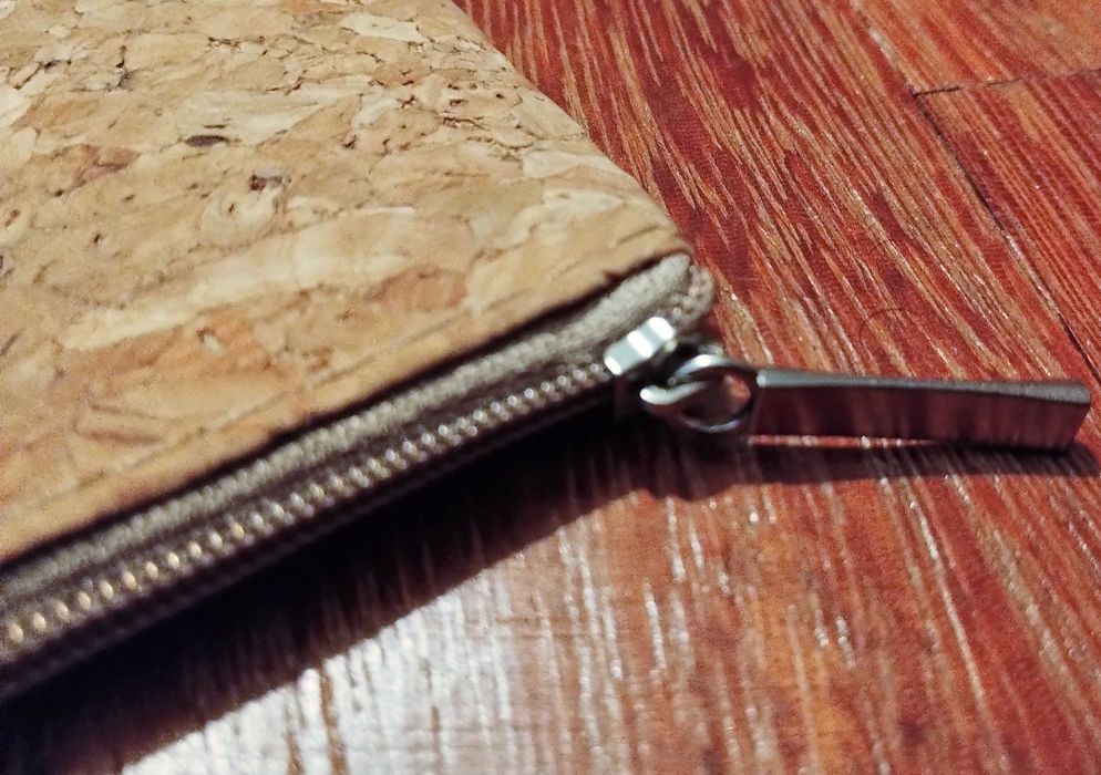 Bolsa Cortiça Setim Carteira Nova Multiusos