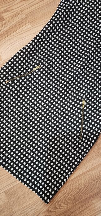 Vestido com quadrados