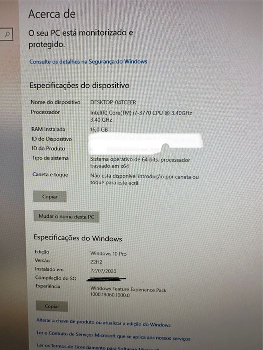 Vendo computador em optimas condições
