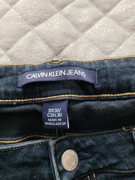 Spodnie jeansy Calvin Klein