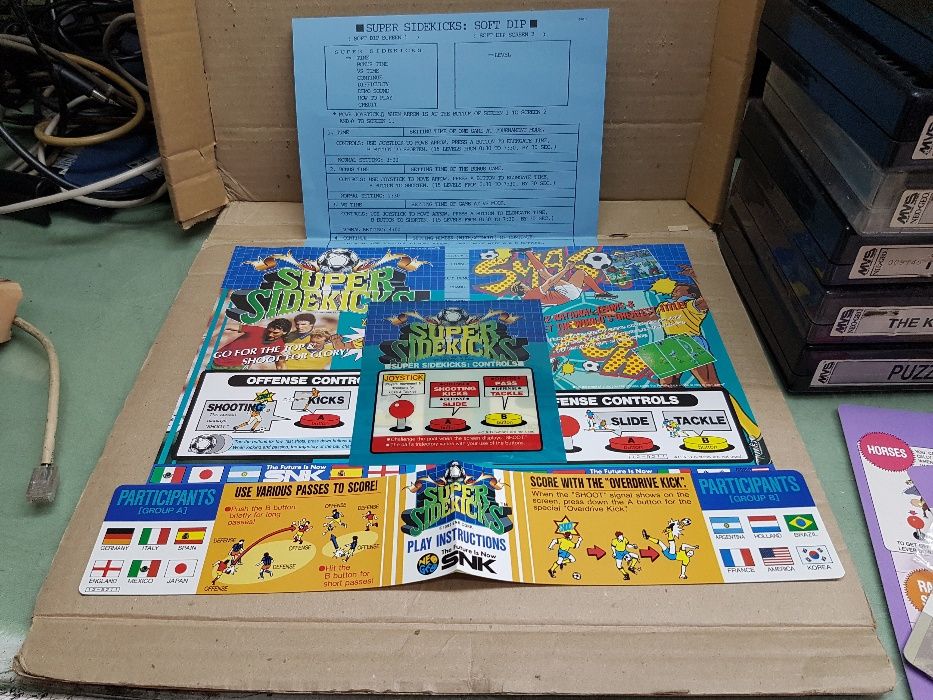 Arcade Jogo Neo-Geo MVS Super SideKicks