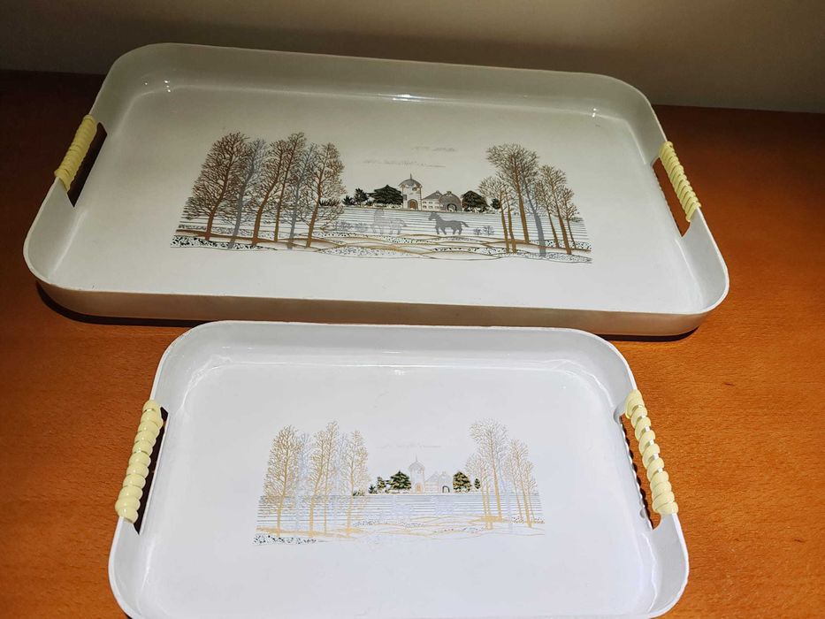 2 serving trays. New, unused.