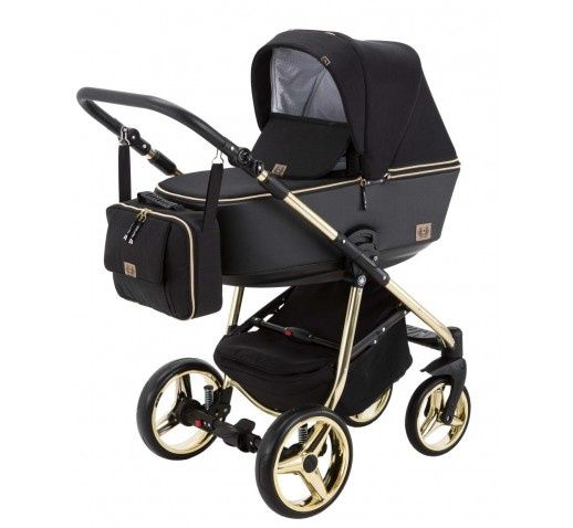 Wózek dziecięcy Adamex Reggio Special Edition Gold Y85 + gondola + torba