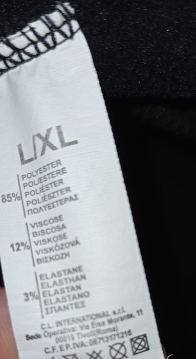 Leginsy, getry Power Flower czarne rozmiar L/XL