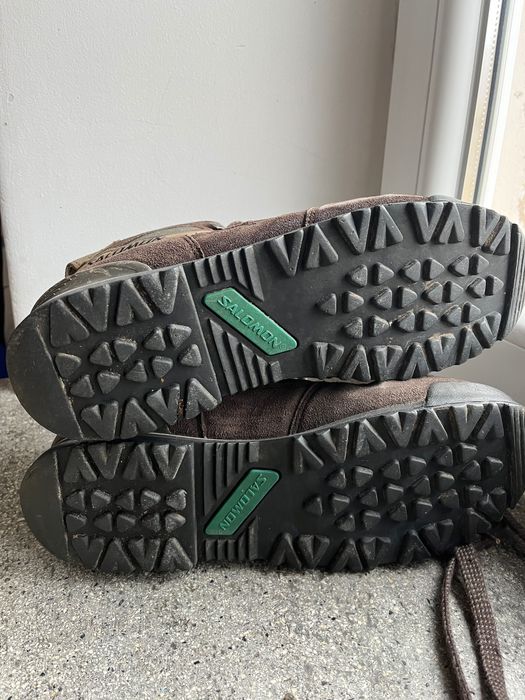 Buty trekingowe Salomon 43, pęknięcie zelówki