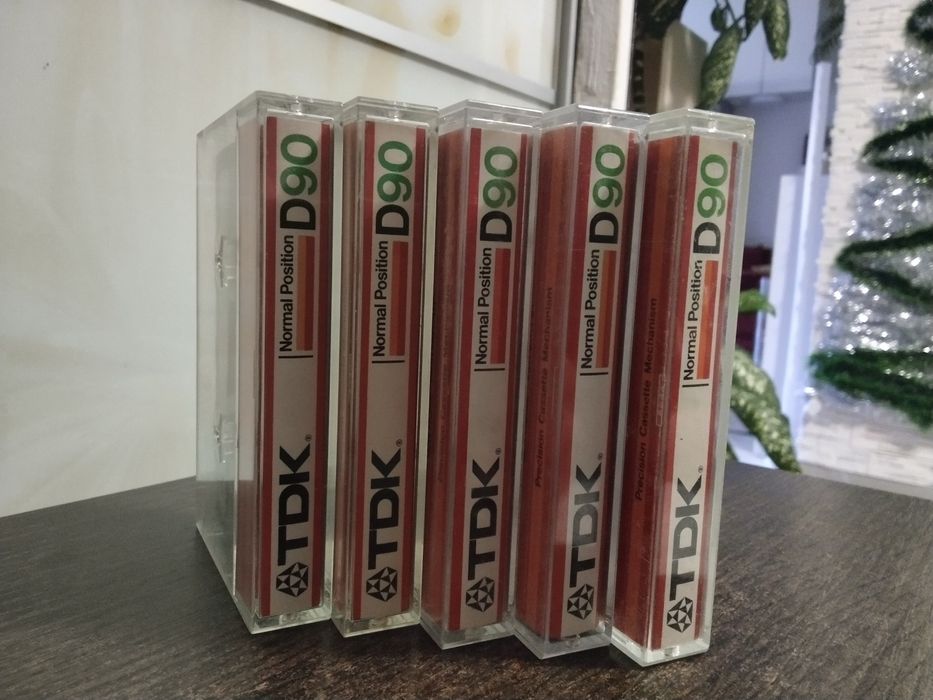 Кассеты для магнитофона японские TDK D90 Состояние!!!