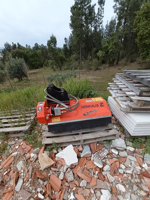 Serviço de giratória e camião