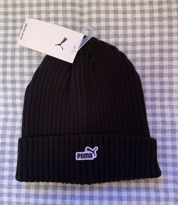 Шапочка Шапка Puma Mid Crown Зима Unisex Black Оригінал