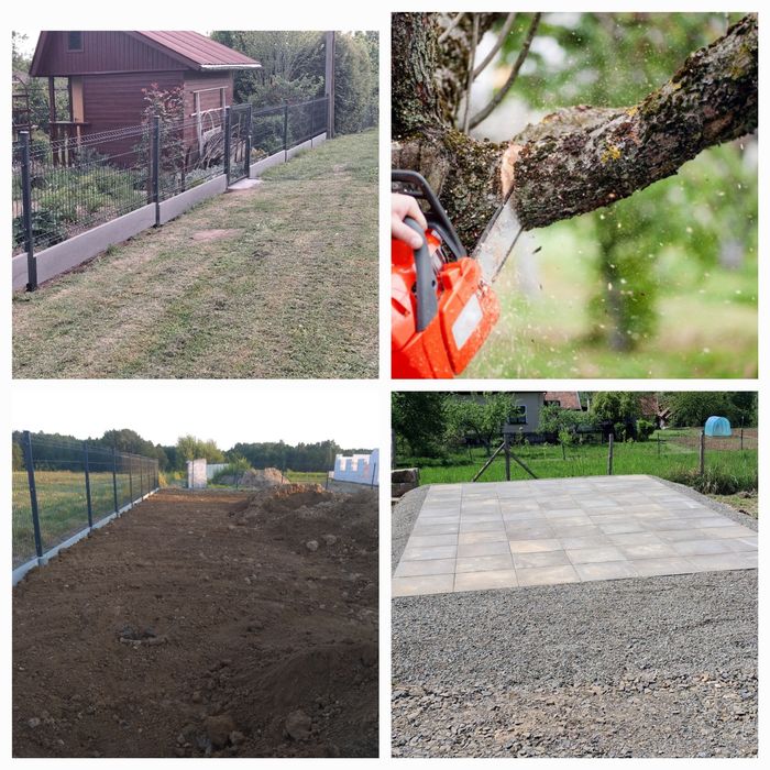 Prace ogrodnicze, brukarskie, porządkowe