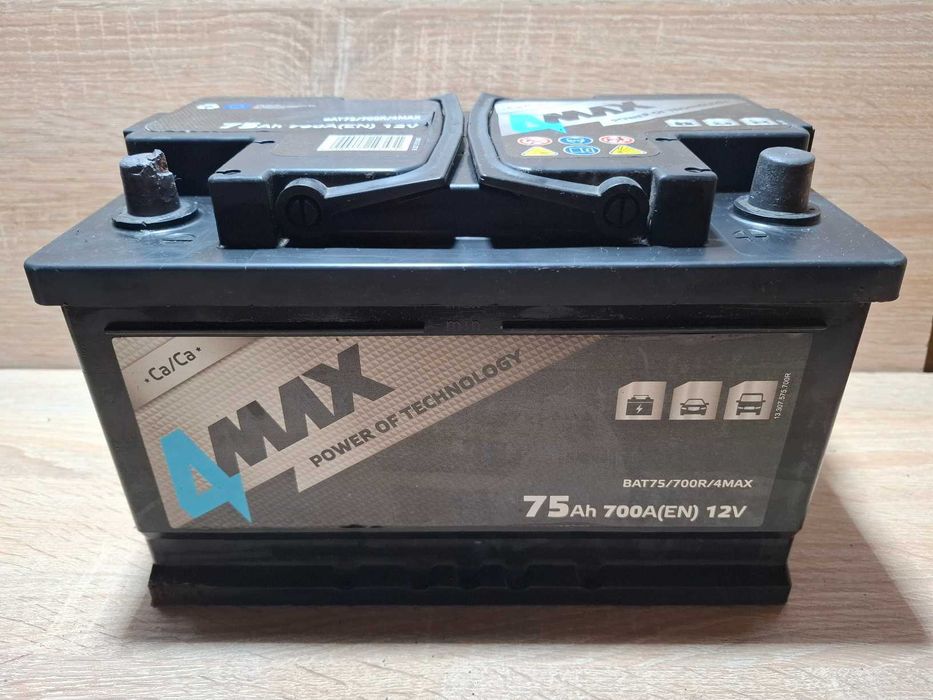 Akumulator 75 Ah 700A diesel benzyna