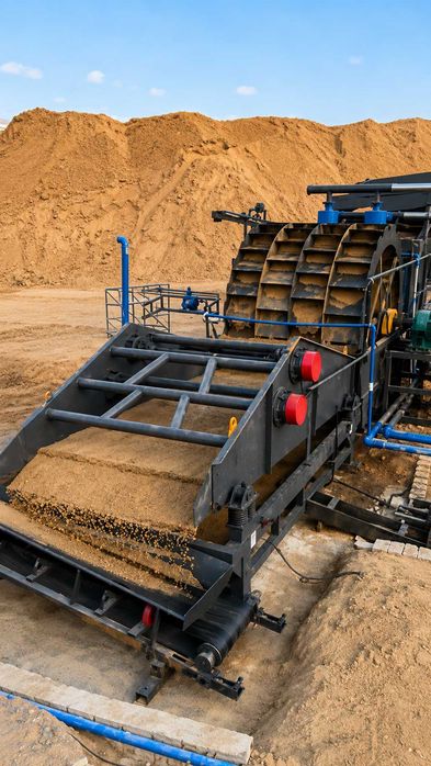 Linia do płukania i przesiewania piasku Powertec | 100–150 t/h