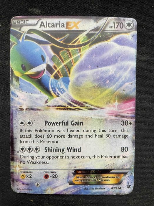 Lote 4 Cartas Pokémon EX – Gyarados, Heracross, Manectric e Altaria