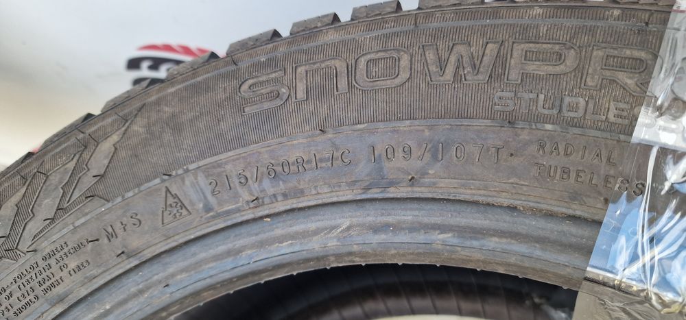 Зима 215/60/R17c 7.2 мм 2шт Nokian Tyre's Колеса Шини Резина Склад
