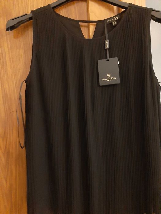 Blusa/Top plissado Massimo Dutti