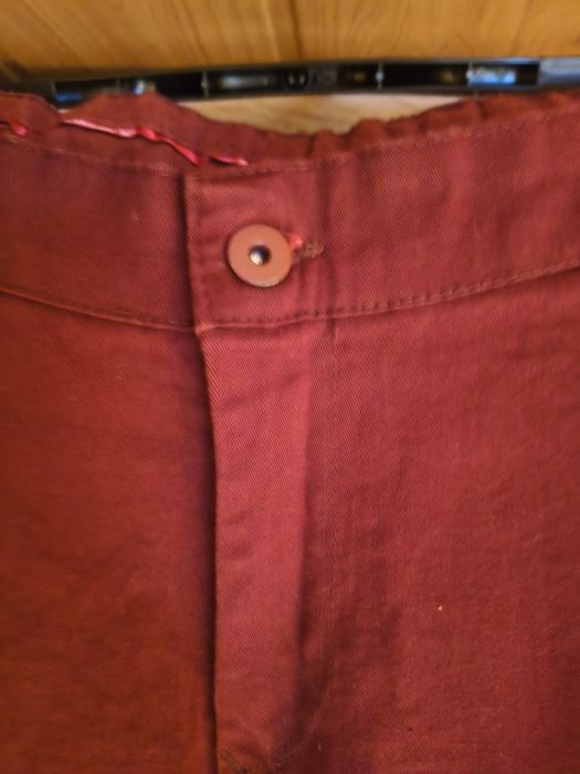 Spodnie męskie bordowe