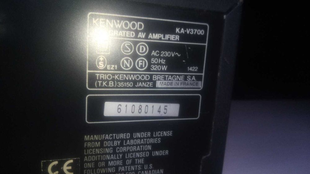 Ресивер Kenwood 320w усилитель звука тюнер: 3 200 грн. - Усилители ...