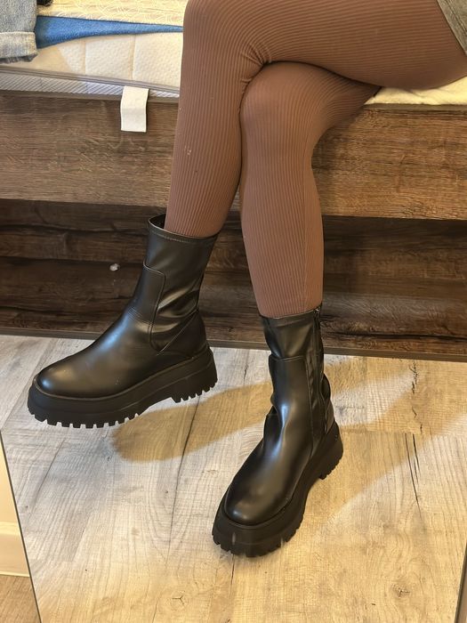 Buty botki  asos public desire sztyblety czarne 39